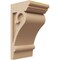 Ekena Millwork 6"W x 6"D x 12"H Wide Mayflower Rough Cedar Woodgrain TimberThane Corbel, Primed Tan CORUR06X06X12MAYRCPR - alternate 1